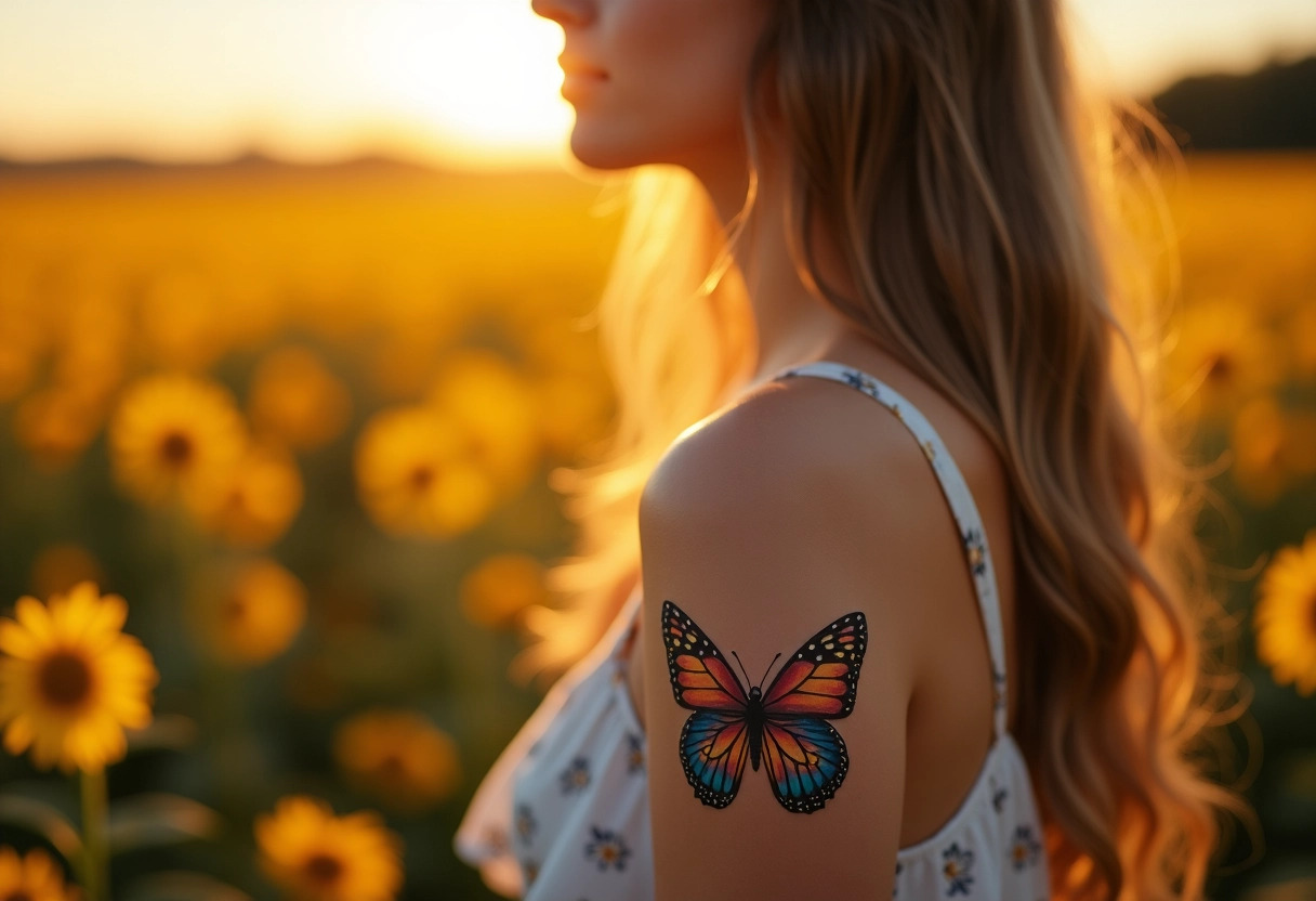 tatouage papillon